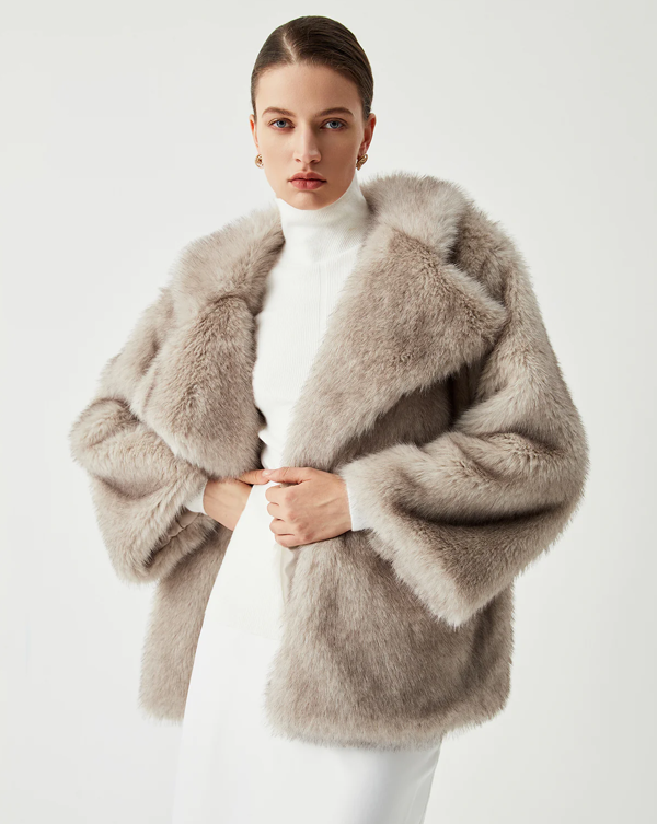 casaco fake fur