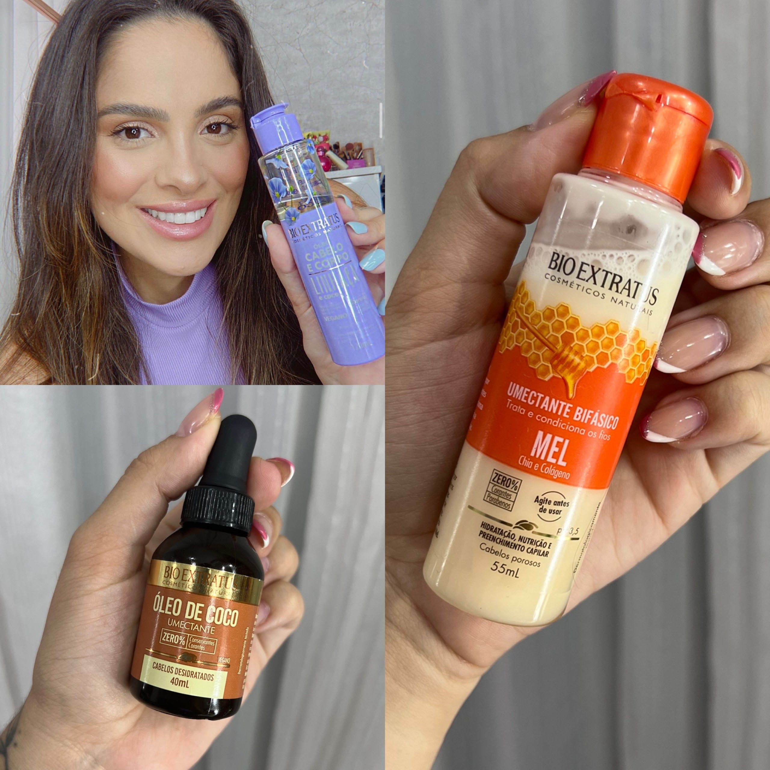 umectação em cabelo cacheado